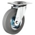 Single Wheel Castor Ø 80-160 mm Plate Fixing with screw-on plate Wheel Ø 100 mm load  capacity 70 kg swivel castor with brake