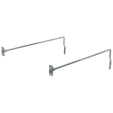 Filing Rails for Drawer Length 450 mm Screw fixing Chrome plated finish