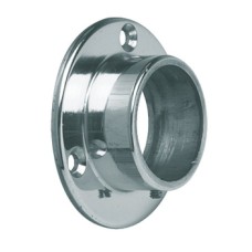 Wall Flange Socket Bar Railing System For Ø 25-51 mm tubes Ø 25 mm polished stainless steel finish