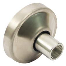 Wall to Headrail Socket 316 L Cubicle Fittings for 13 mm Board Partitions PBA Stainless steel Satin finish