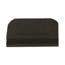 Sanding Block Black Gel Foam Mirka Suitable for velcro backed sanding strips Size 70 x 125 mm