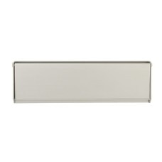 Letter Plate Sprung Flap 254 x 78 mm Aluminium Satin anodised