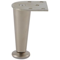 Furniture Foot Height 100 mm Zinc Alloy Matt nickel