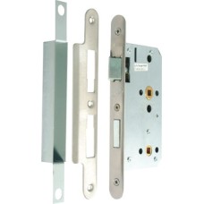 Bathroom Lock Mortice Radius Forend Case Size 92 mm Startec Backset 60 mm case size 92 mm satin stainless steel