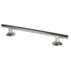 Straight Grab Rail Length 335-900 mm Nyma Style Length 620 mm hole centres 448 mm polished stainless steel
