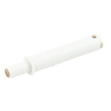 Push Door Catch Concealed or Surface Mounted Short Version with Magnet K Push Tech White