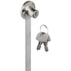 Central Locking System With Ø 18 mm Rotary Cylinder for Installation in Cabinet Side Panel Bar length 600 mm keyed alike key change FH1