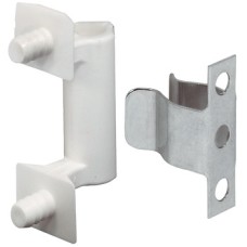 Spring Catch for Screw Fixing and Press Fitting Steel and Nylon With counterpiece