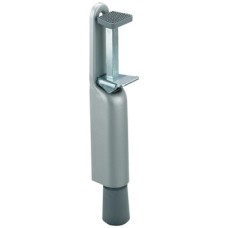 Door Holder Foot Operated Max. Throw 50 mm Stainless Steel with Rubber Foot Model 1034 Satin stainless steel