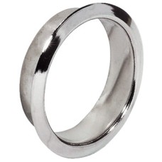 Cylinder Rosette for Use with Ø 22 mm Cylinders Polished nickel plated