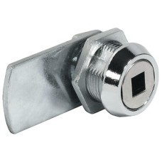 Cam Lock for Square Profile Key with Straight Cam and Nut Attachment Closure direction 180° 1 (2-8) length L 13.0 mm