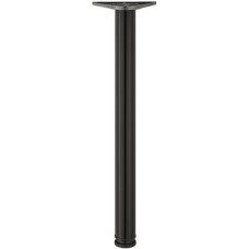 Table Leg Ø 60/80 mm Tubular Steel Steel Ø 60 mm height 870 mm black