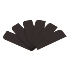 Intumescent Hinge Pads Pack 100 x 30 x 0.8 mm Self Adhesive 1 pack = 6 pads Radius corner hinge