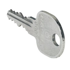 Removal key for Symo Universal Objekt cylinder removable core warehouse locking system For Universal Objekt plate cylinder removable cores nickel plated