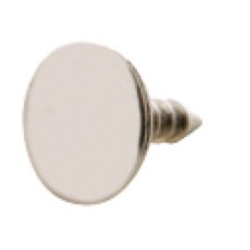 Plate for Magnet or K Push Door Catch Knock In with Ø 3 mm Pin Galvanized steel