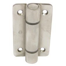 Hinge Height 90mm x Open Width 53 mm 316 L Cubicle Fittings PBA Stainless steel fittings for 13 mm board partitions Sprung