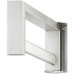 Wardrobe Rail Length 317 mm Stainless Steel Brushed matt finish