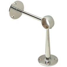 Railing Support Bracket Side Stem Bar Railing System For Ø 38-51 mm tubes Ø 38 mm polished chrome finish
