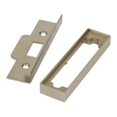 Rebate Set for Mortice Box Latches Aluminium Size 25 mm silver anodised