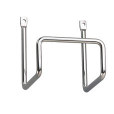 Multi-Purpose Hook for Screw Fixing Heavy Gauge Steel Polished chrome