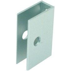 Channel Bracket Set Cubicle Fittings for 12-13 mm Board Partitions Aluminium Through fixing