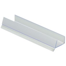 Plinth Sealing Strip for 18-19 mm Thick Plinth Panels 3050 mm Length Transparent plastic