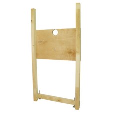 Wall Fixture for Plasterboard Walls 1080 x 550 mm Programma Cap Range PBA For installation of drop down shower seat Wood panelling