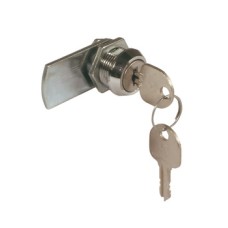 Cylinder Cam Lock for Metal Furniture with Straight Cam and Nut Closure direction 180° 1 (2-8) length 13.0 mm keyed alike: key change FH1
