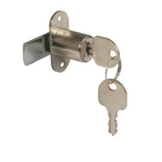Cylinder Cam Lock without Key Trap Ø 18 mm Cylinder Closure direction 90° A (DFG Keyed alike: key change FH1