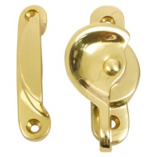 Sash Fastener Fitch Pattern Brass Polished