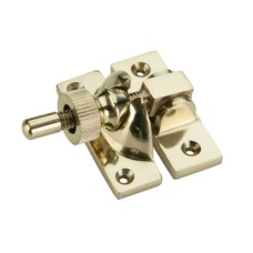 Sash Fastener Brighton Pattern Brass Polished chrome