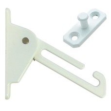 Face Fix Restrictor for Casement or Side and Top Hung Windows Restricts sash to 100 mm Stud length 12.5mm white