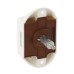 Dead Bolt Rim Lock Backset 25 mm White