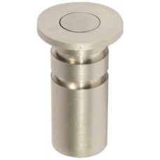 Dust Excluding Socket for Shoot Bolts Ø 11 mm Brass Spring loaded plunger Polished
