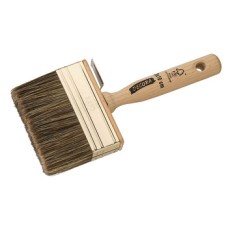 Flat Brush Translucent Plane 30 x 100 mm Raw wood handle