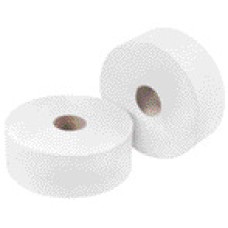 Toilet Roll Set Mini Jumbo 2.25” core 2 ply white paper