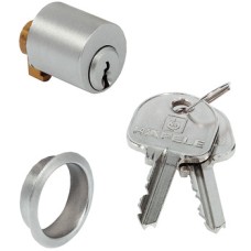 Mortice Lock Cylinder Ø 18 mm for Roller Shutter Mortice Lock Case Brass With fixed pin tumbler cylinder Keyed alike key change H1