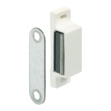 Magnetic Catch Pull 4-5 kg for Screw Fixing Square For screw fixing White