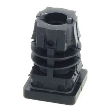 Square Plug with M10 Internal Thread with M10 internal thread Size: 25 x 25 mm