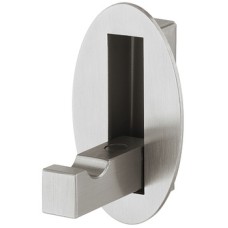Coat Hook Stainless Steel 28 x 60 mm Folding Brushed matt finish