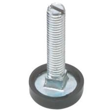 Plinth Adjusting Fitting M8 x 35 mm Screw Steel Black cap