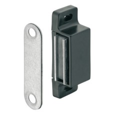 Magnetic Catch Pull 4-5 kg for Screw Fixing Square For screw fixing Black