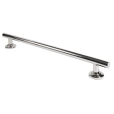 Straight Grab Rail Length 335-900 mm Nyma Style Length 900 mm hole centres 725 mm polished stainless steel