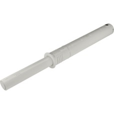 Push Door Catch Concealed or Surface Mounted Long Version with Buffer K Push Tech Grey
