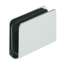 Counterplate for Magnetic Pressure Catches and for Glass Doors Black