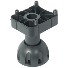 Adjustable Plinth Foot Press-fit or Screw Fixing Plastic Plinth height 120 mm press-fit