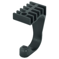 Desktop Support for Idea 300 and 400 Desking Systems Plastic Black finish
