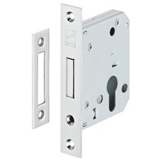 Cylinder Deadlock Mortice Stainless Steel Startec Backset 55 mm case size 84 mm satin