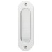 Pull Handle Flush 120 x 40 mm Aluminium FSB Suitable for sliding timber doors Silver anodised