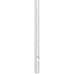 Supporting Channel Length 495-2495 mm Shoptec Shopfitting System Single slotted silver coloured RAL 9006 finish length 1495 mm